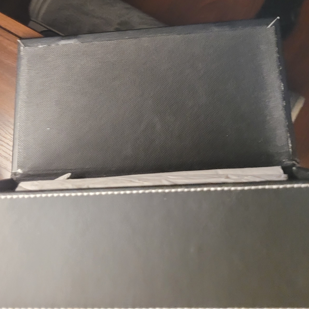 Leather Tissue Box  Holder for  Tissues  (Black) - Picture 3 of 5